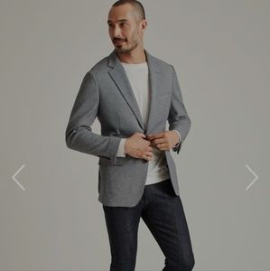 HUGO BOSS HEATHER GRAY LIGHTWEIGHT MENS BLAZER EUC SIZE 40R